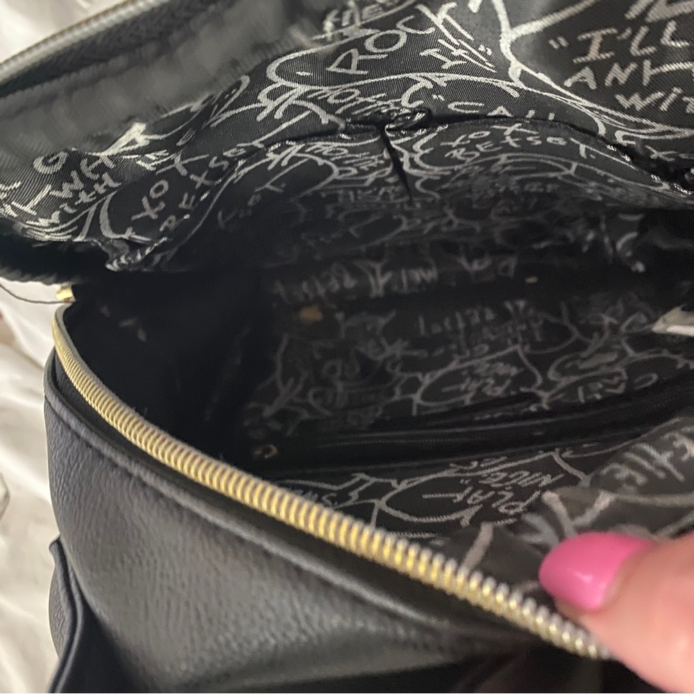 Betsey Johnson Backpack Pink, White & Black - Picture 8 of 16